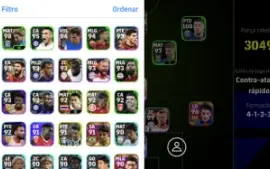 Conta efootball pes com ótimos jogadores