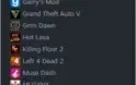 Conta Steam level 56 com muitos jogos AAA