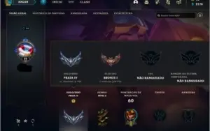 3 Contas de league of legends