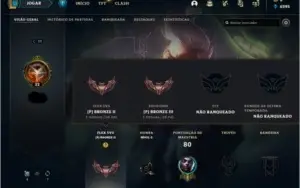 3 Contas de league of legends