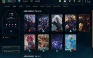 3 Contas de league of legends
