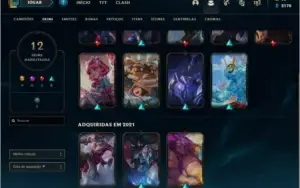 3 Contas de league of legends