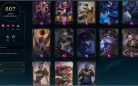 Conta LoL season 2 com diversas skins raras 807 8k de RP