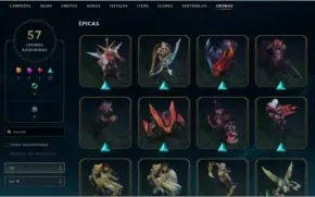 Conta LoL season 2 com diversas skins raras 807 8k de RP