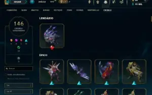 Esmeralda 2 com TODOS os champs e 758 Skins + 12 Vitoriosas