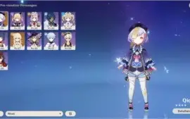 AR 37, gigi + fischl + Chongyun + 11 armas 4 estrelas