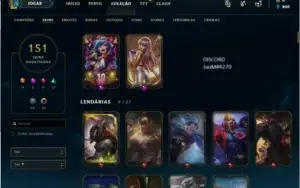 Conta lol challenger BR