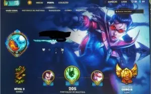 CONTA DE LOL PLATINA S7 COM MAIS DE 45K DE RP EM SKINS