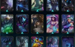 Conta unranked com 261 skins e 30 cromas.