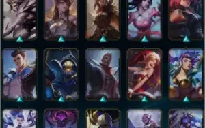 Conta unranked com 261 skins e 30 cromas.