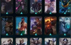 Conta unranked com 261 skins e 30 cromas.