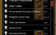 Adventure Quest Worlds, Conta com 2 orbs e itens do nulgath