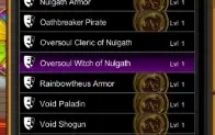 Adventure Quest Worlds, Conta com 2 orbs e itens do nulgath
