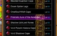 Adventure Quest Worlds, Conta com 2 orbs e itens do nulgath