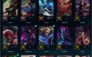 Conta lol main riven, 2017, skins épicas