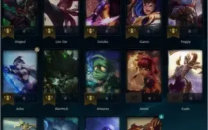 Conta lol main riven, 2017, skins épicas