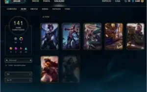 Conta LOL Diamante Completa
