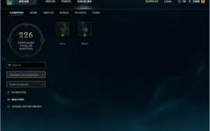 Conta LOL Diamante Completa
