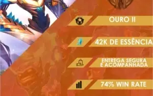 CONTA LOL - G2 ( 74% WR / EMAIL VERIFICADO / 42K DE E.A)
