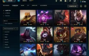 Conta Bronze 1 com 150 Champs e 223 Skins + 1 Prestigio