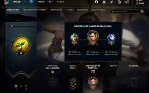 Conta League Of Legends Level 30