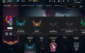 Platina 3 com TODOS os champs e 181 Skins + 4 Vitoriosas