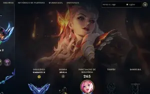 conta level 193 ] varias skin skin da