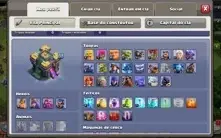 Conta de Clash of Clans
