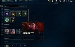Conta bronze 3 com 22 Champs e 4 Skins + 1 Prestigio do Lee