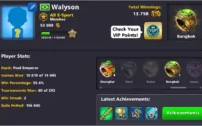 Conta 8ball (LvL 217 + 3 Tacos Lendários)