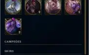 Conta Platina V com 50 personagens