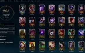 Conta Platina V com 50 personagens