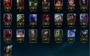 Conta Platina V com 50 personagens