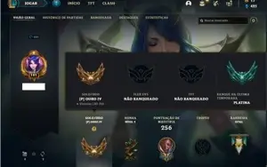 Conta ouro 4 com 114 Champs e 148 Skins + 2 Prestigios