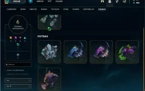 Conta ouro 4 com 114 Champs e 148 Skins + 2 Prestigios