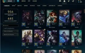 Conta ouro 4 com 114 Champs e 148 Skins + 2 Prestigios