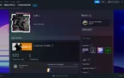 Conta steam pra sair rapido