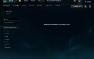 Conta league of legends com todas as skins da loja