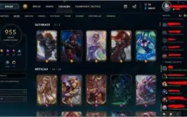 Conta league of legends com todas as skins da loja