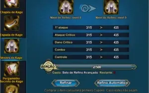 Naruto 20mil de força lvl 67 server 296 garra de ferro