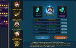 Naruto 20mil de força lvl 67 server 296 garra de ferro