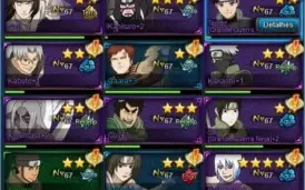 Naruto 20mil de força lvl 67 server 296 garra de ferro