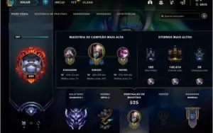 Conta de 2013, Diamante 1, 180 skins c/ Todos os Campeões