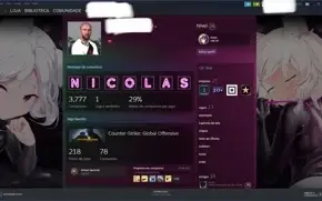 CONTA STEAM NÍVEL 25 BARATA