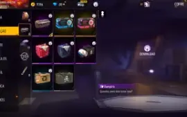 Conta de Free Fire com o primeiro passe e algumas roupas