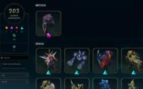 Conta League of Legends, +1380 Skins, 409 Emotes, 745 Icones