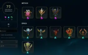 Conta League of Legends, +1380 Skins, 409 Emotes, 745 Icones
