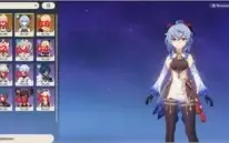 Genshin Impact Ganyu, Zhongli, Jean, Mona + Atlas Celestial
