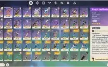 Genshin Impact Ganyu, Zhongli, Jean, Mona + Atlas Celestial