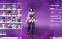 GENSHIN IMPACT (Conta pessoal) - 15 Personagens 5 ⭐ - AR 59